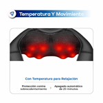 Masajeador Cervical Corporal Shiatsu Waggs Masajes Bidireccional