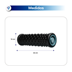 Kit Foam Roller Rolo Masajeador con Pelotas Bolas con Pinches Masaje Waggs