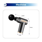 Masajeador Electrico Portatil Pistola Masajeadora MG002 Waggs