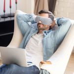 Masajeador de ojos IvolConn con calor, compresión y vibración