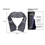 Masajeador Cervical Gadnic ARCE 8 Nodos Shiatsu