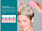 Masajeador De Cuero Cabelludo Rosa Gadnic Cepillo De Silicona 