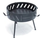 Fogonero de hierro con parrilla + 3 accesorios BBQ60SI