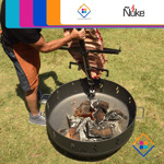 Fogón 80 P Ñuke Incluye Media Parrilla Y Estaca