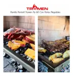 Parrilla Portatil Tromen Pp 60 Con Patas Plegables