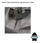 Cobertor Kamado Argentino Asador Criollo Funda Para Lluvia
