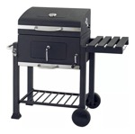 Parrilla Portatil Asador Tapa Chulengo Ruedas carbón leña Par-61