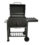 Parrilla Portatil Asador Tapa Chulengo Ruedas carbón leña Par-61