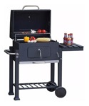 Parrilla Portatil Asador Tapa Chulengo Ruedas carbón leña Par-61