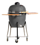Parrilla Ahumador Cerámico Bbq Grill Kamado Kadu K21 Gris