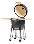 Parrilla Ahumador Cerámico Bbq Grill Kamado Kadu K21 Gris
