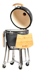 Parrilla Ahumador Cerámico Bbq Grill Kamado Kadu K21 Gris