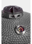 Parrilla Ahumador Cerámico Bbq Grill Kamado Kadu K21 Gris