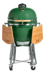 Parrilla Kamado Bbq Grill Kadu K23 Ahumador Ceramico Verde