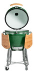 Parrilla Kamado Bbq Grill Kadu K23 Ahumador Ceramico Verde
