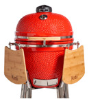 Parrilla Kamado Bbq Grill Kadu K25 Ahumador Ceramico Rojo