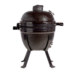 Parrilla Kamado Bbq Grill Kadu K14 Ahumador Ceramico Negro