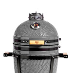Parrilla Kamado Bbq Grill Kadu K15 Ahumador Ceramico Gris