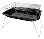 Parrilla Portatil Brasera Mor 003004 Color Negro