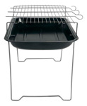 Parrilla Portatil Brasera Mor 003004 Color Negro