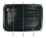 Parrilla Portatil Brasera Mor 003004 Color Negro