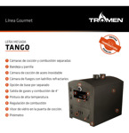 Horno Tango Tromen Leña Mesada Gourmet Acero Inoxidable