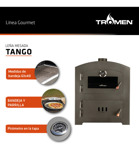 Horno Tango Tromen Leña Mesada Gourmet Acero Inoxidable