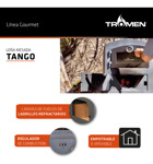 Horno Tango Tromen Leña Mesada Gourmet Acero Inoxidable