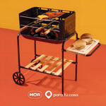 Parrilla Mor Califórnia Móvil Negro Movible