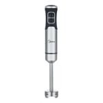 Licuadora de mano MIDEA 850W  HB-1100X3AR1 Color Negro/inox batidor + picador
