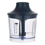Licuadora de mano MIDEA 850W  HB-1100X3AR1 Color Negro/inox batidor + picador