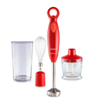 Licuadora De Mano Peabody Mixer Pe-lma323r Rojo 600w