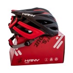 CASCO KANY ROUTE - TALLE M - MODELO H4R-RM - COLOR NEGRO Y ROJO MATE