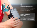 Brazalete Running Rosa Gadnic Entrenamiento 6.5"