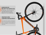 Kit x2 de Soporte C/Gancho Gadnic Para Bicicleta Pared