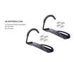 Kit x2 de Soporte C/Gancho Gadnic Para Bicicleta Pared
