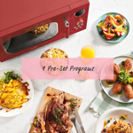 Horno Microondas Retro Comfee 0.9 Pies 900 W Rojo