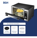 Microondas Air Fryer Bgh 30 Litros B330dfn24