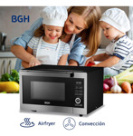 Microondas Air Fryer Bgh 30 Litros B330dfn24