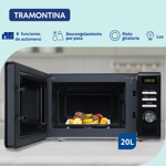Microondas Tramontina Glass Cook 20 Litros Mcd