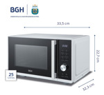 Microondas Air Fryer BGH 25 Litros B325dfb24