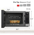 Microondas Panasonic Nn-sn67k De Acero Inoxidable, 1.2 Ft³,