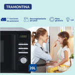 Microondas Tramontina Glass Cook 20 Litros Mcm