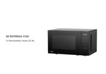 Microondas Atma 20 Lts Digital 700W Black