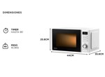 Microondas Blanco Philco 20 lts digital 94MPHDW20UAP 