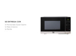 Microondas Digital Gadnic 23Lts Funcion Grill 
