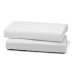Juego de Sábanas Percal 180 Hilos Blanca 2 1/2 Plazas