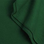 Frazada Polar Lisa 1 1/2 Plazas Color Verde