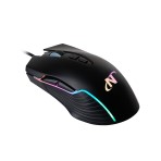 Mouse programable USB 7D gaming RGB 7200 DPI Nisuta NSMOGZ6 Negro