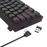 Combo Gamer Redragon Inalambrico con teclado mecanico, bluetooth y winred S136